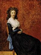 Jacques-Louis  David Madame Trudaine USA oil painting artist